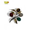 Image 1 : Vintage BB Signed 12kt Gold Filled Brooch With 4 Stones