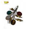 Image 3 : Vintage BB Signed 12kt Gold Filled Brooch With 4 Stones