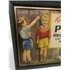 Image 2 : Vintage Kellogg's Pep Brand Flakes Advertising Cardboard Sign In Acid Wash Frame