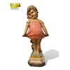 Image 1 : Vintage "Shy Girl" Chalk Statue
