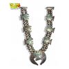 Image 2 : Vintage Zuni Navajo Silver Beaded Necklace With Bird & Turquoise Details