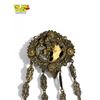 Image 2 : 19th Century Chatelaine Belt Clip With Lion On Buckle O& Sterling Silver Scissors & Thimble