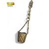 Image 8 : 19th Century Chatelaine Belt Clip With Lion On Buckle O& Sterling Silver Scissors & Thimble