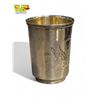 Image 2 : Antique Victorian Russian Sterling Silver Vodka Shot Cup With A Lovely Floral Engraving