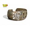 Image 2 : Vintage Sterling Silver Bracelet With Chinese Character Engravings