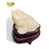 Image 2 : Vintage Heavy  Chinese Feng Shui 3 Toe Frog Jade Statue