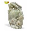 Image 3 : Vintage Chinese Jade Koi Fish Statue