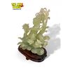 Image 8 : Vintage Chinese Jade Gril Riding Dragon Statue With Stand
