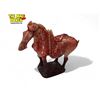 Image 2 : Vintage Chinese Red / White Jade Horse Figurine
