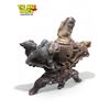 Image 2 : Great Detailed Vintage Chinese Soapstone Foo Dog Themed Incense Burner Chamber
