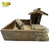 Image 2 : Early Hand Made Chinese Terracotta Farm With Boar