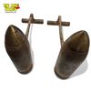 Image 1 : 18 Pounder Solid Shot (2) Trench Art Andirons Marked : Heaps ENG. Co. LTD. New Westminster BC