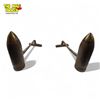 Image 2 : 18 Pounder Solid Shot (2) Trench Art Andirons Marked : Heaps ENG. Co. LTD. New Westminster BC
