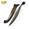 Image 2 : Philippine Moro Barong Sword High Status Blade, Pattern Welded & Wooden Sheath