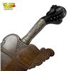 Image 4 : Philippine Moro Barong Sword High Status Blade, Pattern Welded & Wooden Sheath