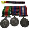 Image 2 : 3x Vintage Canadian Service Medals & Bar