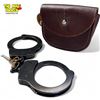 Image 2 : Vintage Smithj & Wesson Police Blackened Handcuffs With Key