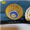 Image 2 : Vintage UN Beret - UNEF Egypt With 2 Badges