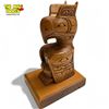 Image 1 : 1986 First Nations G Bee Signed Hand Carved Eagle Totem