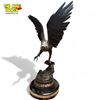 Image 2 : Vintage J. Moigniez Signed Bronze Eagle Statue High Quality Casting