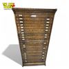 Image 2 : Exceptional Vintage Quartersawn Oak 25x Drawer Filer Was Used In Its Day By A Bank