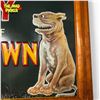 Image 3 : Scarce Vintage Buster Brown Bread / Golden Sheaf Bakery Embossed Metal Sign With Great Graphics