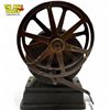 Image 8 : Antique Gamewell Telegraph Fire Alarm Ticker Tape Machine with Beveled Glass and Wake-Up Reel