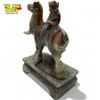 Image 2 : Vintage Chinese Soapstone Monkey On Camel Back Figurine