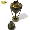 Image 3 : Vintage Enamelled Faberge Egg Style Lighter On Quartz Base Made In Usa