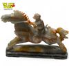 Image 1 : Vintage Chinese Soapstone Monkey On Horse Back Figurine