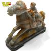 Image 2 : Vintage Chinese Soapstone Monkey On Horse Back Figurine