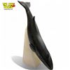 Image 2 : Vintage Tom Lamont Signed Large Soapstone Whale Carving On Alabaster Stone