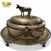 Image 1 : Vintage JD & S EP Bull Lidded Single Handled Butter Bell Dish