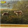 Image 2 : High Value 1887 E. Boehm Signed Original Oil Landscape Painting On Board