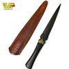 Image 8 : Strong & Free Odin Damascus Knife With Leather Sheath
