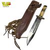 Image 2 : Vintage Horn Handled Knife With Leather Sheath