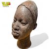Image 1 : Vintage Cast Metal African Head Bust