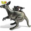 Image 1 : Vintage Cast Metal Kangaroo Lighter