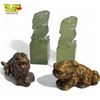 Image 3 : Vintage Chinese Collectibles : Jade Foo Dog Statues & Food Dog Resin Figurines