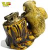 Image 2 : Vintage Resin Monkey + Stump Lighter