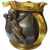 Image 2 : Vintage Cherub Bronze Double Handled Pot