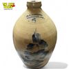 Image 2 : Antique W.E Welding Brantford Ontario #5 Hand Painted Stoneware Jug