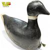 Image 2 : Vintage Hand Carved & Painted  Brant Geese Decoy - Working
