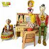 Image 2 : Vintage Tin Litho 1945 Unique Art Manufacturing Co Little Abner Band Wind Up Tin Toy
