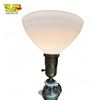 Image 2 : Rare French Torchiere Lamp With Bronze & Marble