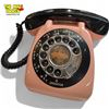 Image 1 : Vintage Automatic Electric Black & Pink Rotary Phone