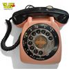 Image 2 : Vintage Automatic Electric Black & Pink Rotary Phone