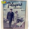 Image 2 : Vintage Framed Cardboard Players Cigarettes Advertising Sign