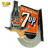 Image 1 : Rare Vintage Double Sided Porcelain "We Proudly Serve 7Up" Flange