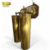 Image 2 : Vintage Wall Hanging Trench Art Brass Shell Chimes, With Gonger